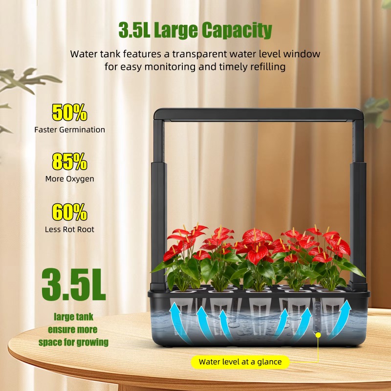 Smart Garden At Home - نظام حديقة ذكي للزراعة المائية بـ
