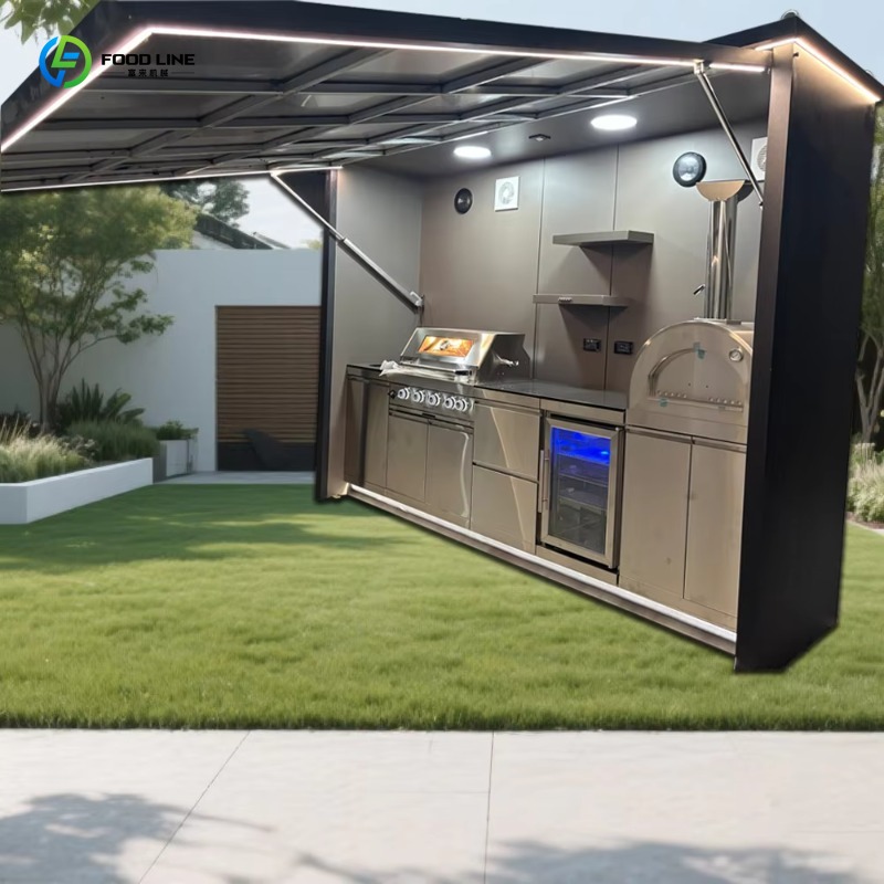خزانة مطبخ خارجية ذكية قابلة ل - مراجعة Smart Garden Kitchen وسعره