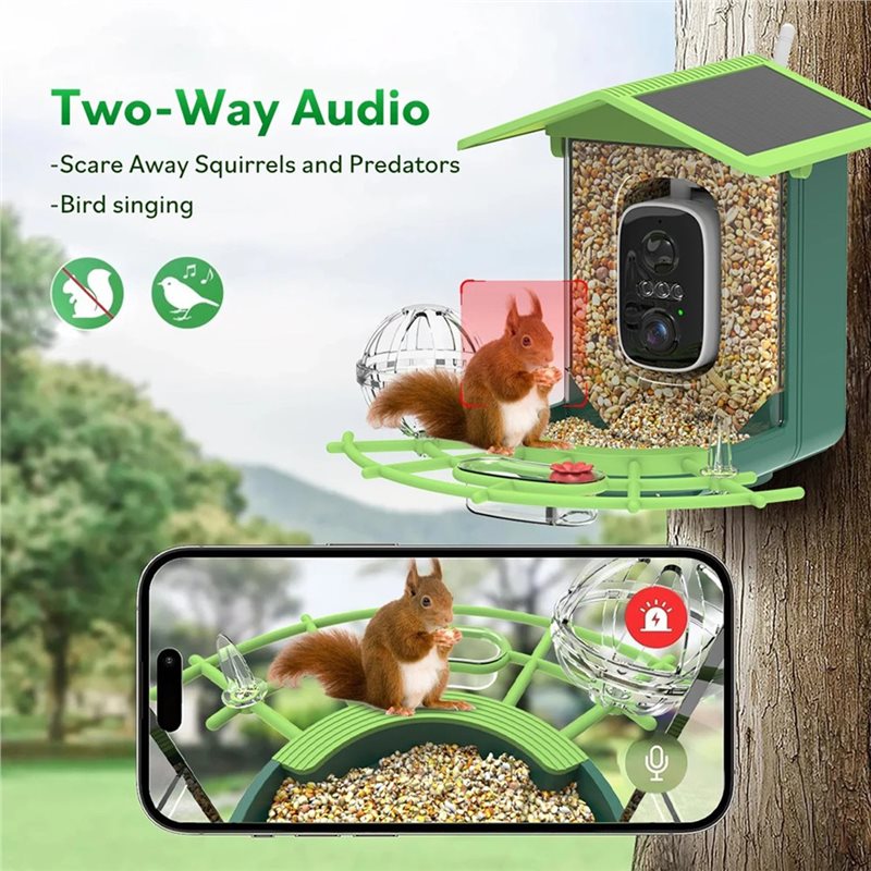 كاميرا ذكية لتغذية الطيور مع م - مراجعة Smart Garden Video وسعره